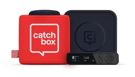 Picture of Catchbox Plus System with 2 Channel Hub DSP Receiver with 1 Cube inc Chargers