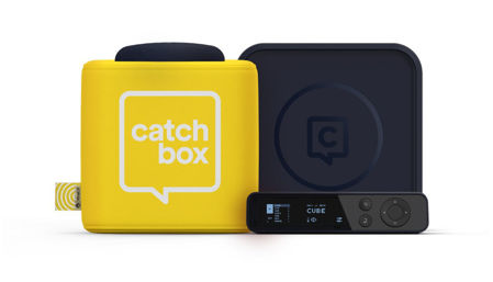 Picture of Catchbox Plus System with 2 Channel Hub DSP Receiver with 1 Cube inc Chargers