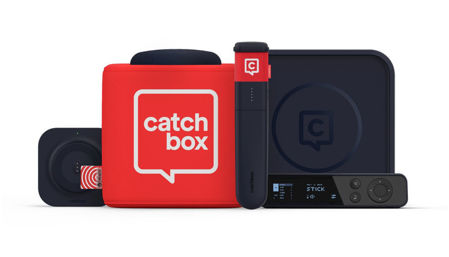 Picture of Catchbox Plus System with 2 Channel Hub DSP Receiver with 1 Cube & 1 Stick inc Chargers