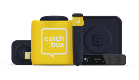 Picture of Catchbox Plus System with 2 Channel Hub DSP Receiver with 1 Cube & 1 Stick inc Chargers